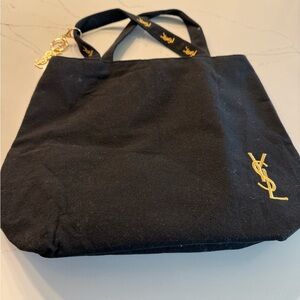 YSL canvas tote bag